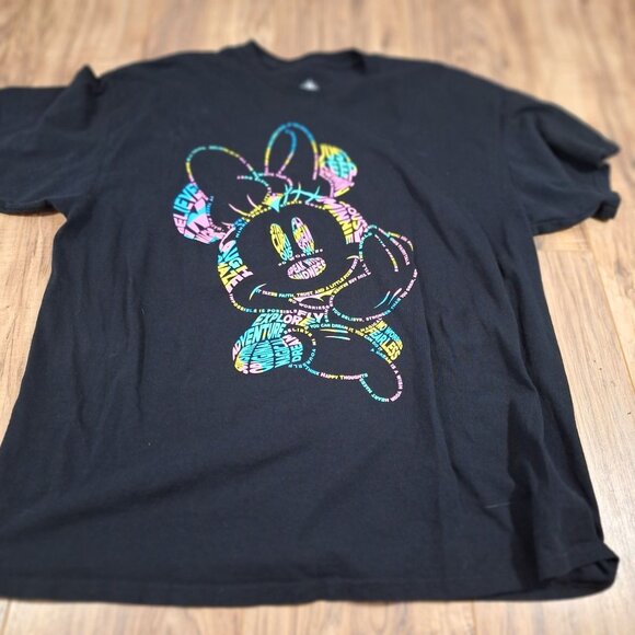 Disney Tops - Disney Mickey Mouse black tshirt size XL 100% cotton